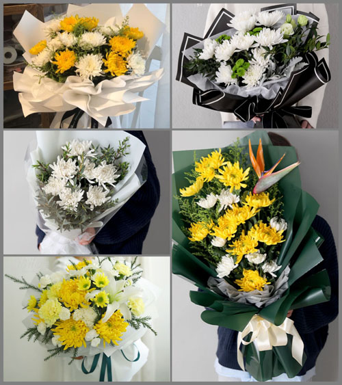 福建福州闽清县金沙镇白事花束代送